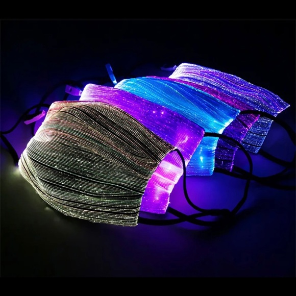 LED Fiber Optic Face Mask (Multicolor & Multiple Modes) - Picture 3 of 9
